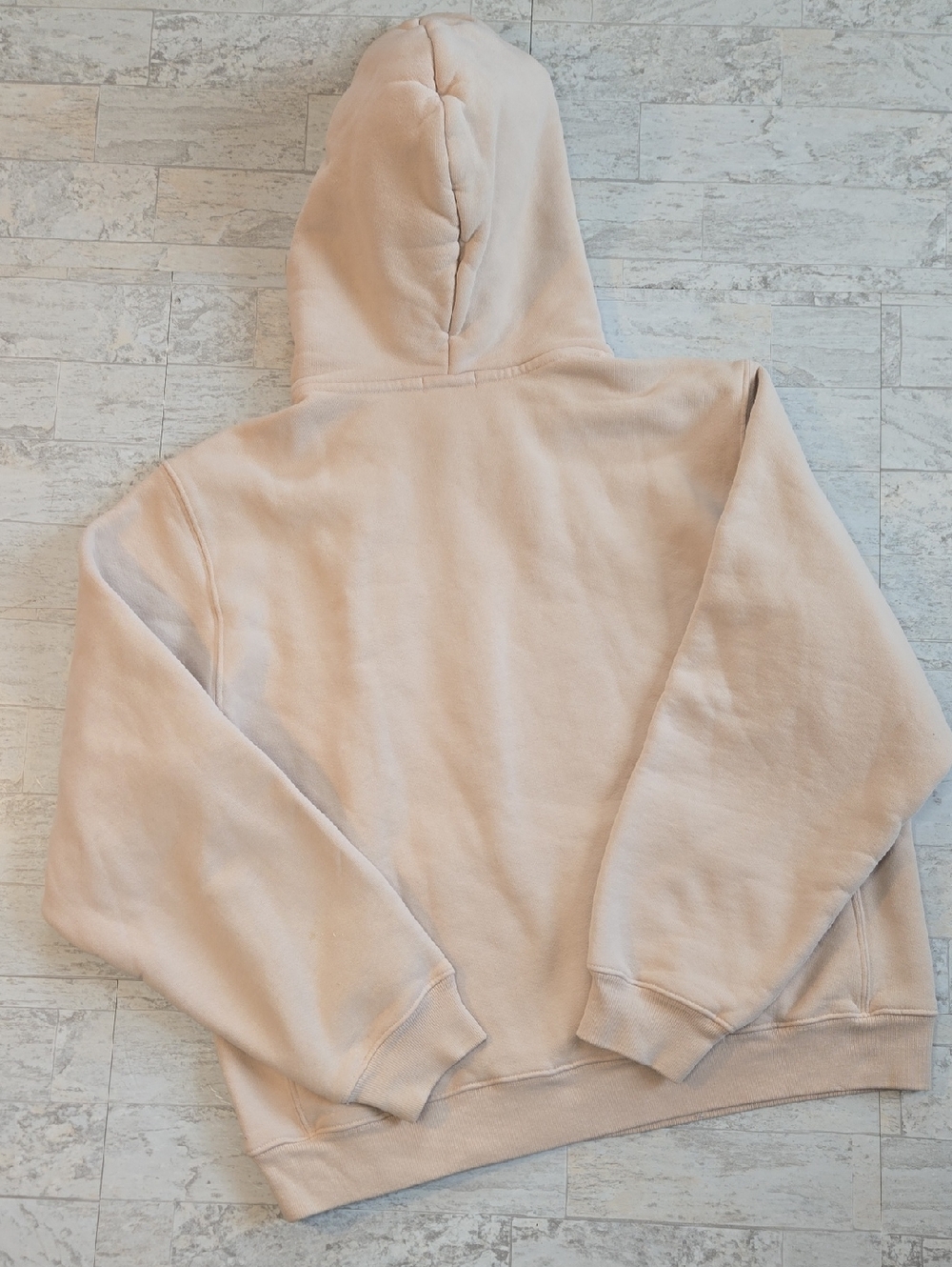 Madhappy Classics Fleece Hoodie Size Large Beige - Picture 7 of 11